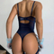 Wholesale Hollow out One Piece Underwear Set Sexy Embroidered Lace Woman Lingerie