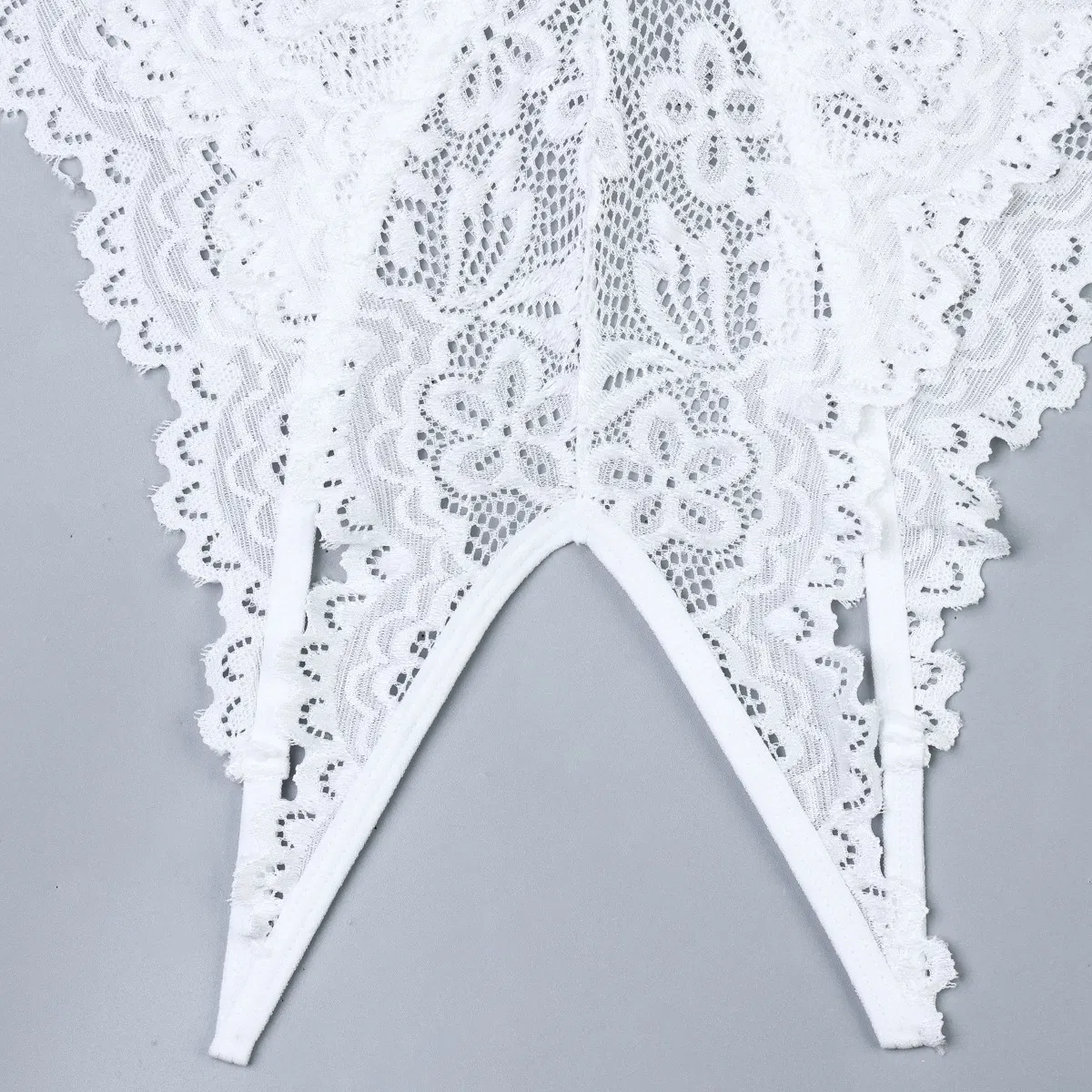 Wholesale Hollow out V-Neck Woman Underwear Set Sexy Embroidery Lace Suspender Lingerie
