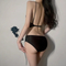 Wholesale Transparent Lace for Women Soft U-Shaped Breathable Ultra-Thin Set Triangular Cup Bra Sexy Underwear Lingerie