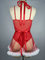 New Christmas See-Through Mesh Bra Panty Set Sexy Luxury Woman One Piece Lingerie