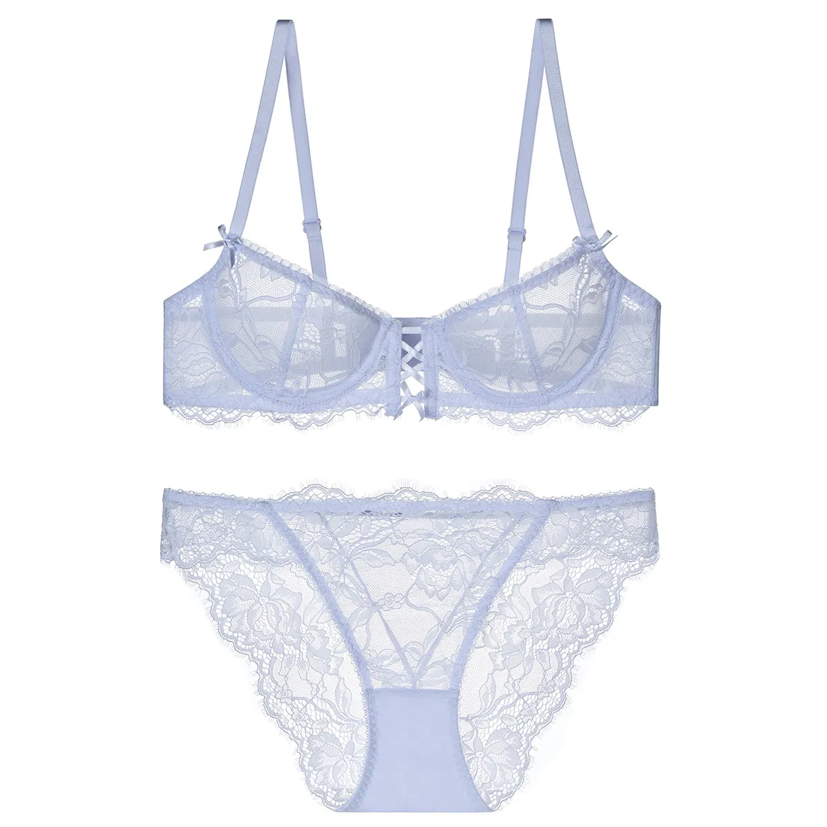 Sexy Ultra-Thin Temptation Underwear Bra Set Lingerie for Women French Lace Lingerie