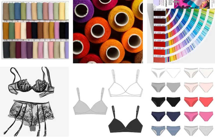 Wholesale Embroidery Lace Seduction for Women Deep V Gathered Breathable Ultra-Thin Set Sexy Bra Underwear Lingerie