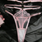 Hot Fashion Love Heart Halter Woman Bra Set Sexy See-Through Embroidered Lingerie
