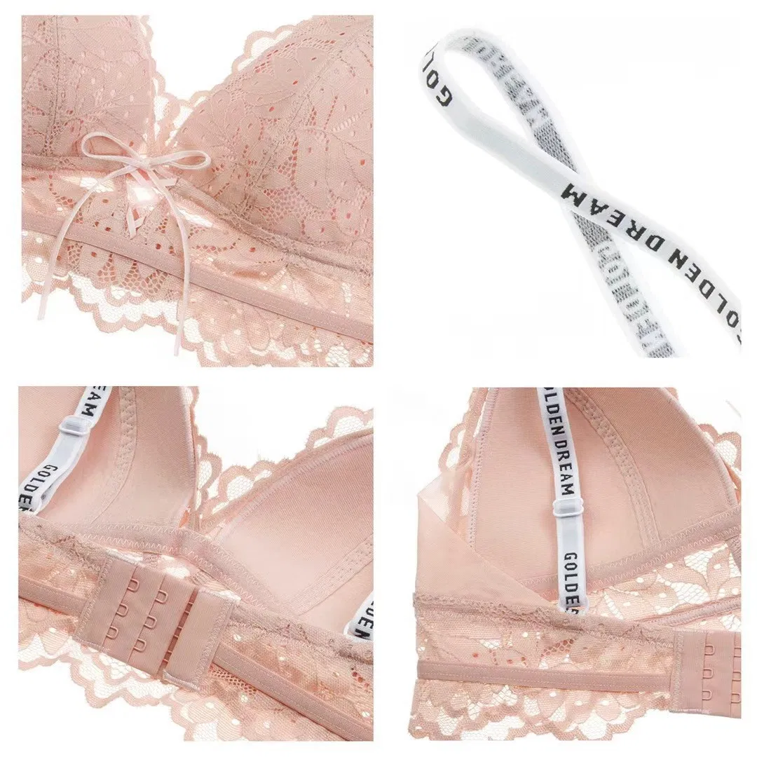 2025 Hot Sell French Ultra-Thin Set for Women Lace Soft Sexy Underwear Bra Lingerie