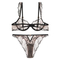 Ultra-Thin French Embroidery Lace Romantic for Women Soft Sexy Bra Set Underwear Lingerie