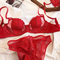 French Smooth Anti-Sagging Lace Trim Sexy Breathable Gathering for Women Soft Bra Ultra-Thin Set Sexy Underwear Lingerie