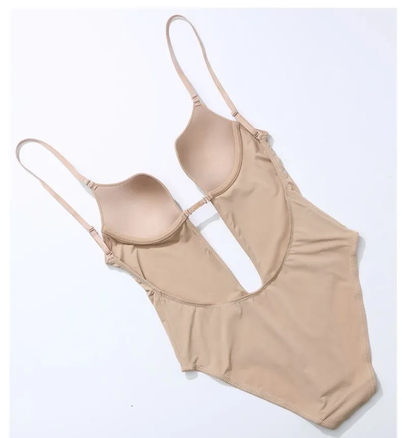 Seamless Breathable Tummy Control Abdomen Push up Backless Shapewear Sexy Bodysuit for Women