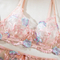 Wholesale Ultra-Thin Floral Embroidery Lace Underwear Set Sexy Transparent Mesh Lingerie