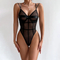 Wholesale See-Through Mesh Underwear for Woman Sexy Solid Color One-Piece Lingerie
