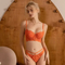 Wholesale French Embroidery Lace Trim Breathable Hollow out Ultra-Thin Romantic for Women Soft Bra Underwear Set Sexy Lingerie