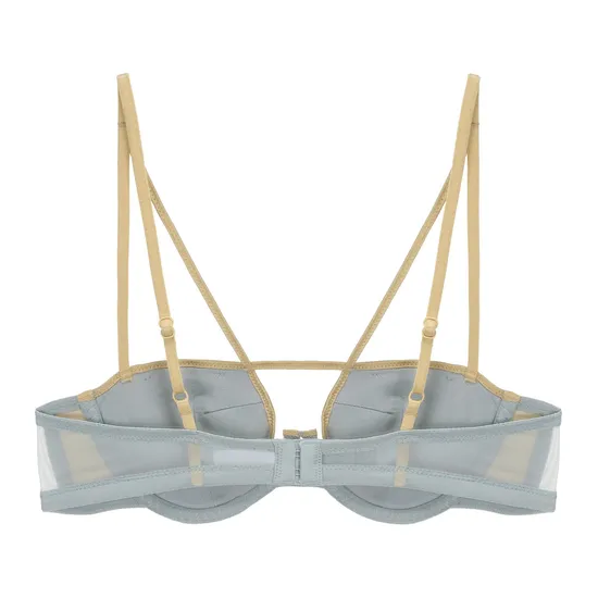 Wholesale French Style for Women Cotton Smooth Soft Steel Ring Sexy Breathable Backless Ultra-Thin Bra Set Underwear Lingerie