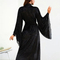 Sexy Luxury Sleepwear Nightwear Wholesale Velvet Lace Long Sleeve Woman Bath Robe