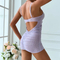 Sexy Embroidered Floral Suspender Bra and Panty Sets Wholesale See-Through Mesh Lingerie