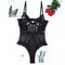 Wholesale Embroidered Perspective Mesh Bra Set Sexy One Piece Woman Lingerie