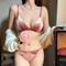 Hot Sell Underwear for Women Soft Bra Wholesale French Thin Velvet Triangular Cup Ultra-Thin Romantic Set Sexy Lingerie