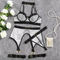 Sexy Perspective Fishnet Mesh Woman Underwear Set Wholesale Ring Neck Hollow out Lingerie