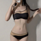 Wholesale Transparent Mesh for Women Soft Patchwork Smooth Seamless Breathable Ultra-Thin Bra Set Sexy Underwear Lingerie
