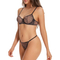 Wholesale French Style See-Through Leopard Print Mesh Soft Sexy Breathable Ultra-Thin for Women Bra Set Underwear Lingerie
