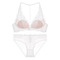 French Style Sexy Lingerie for Women Ultra-Thin Lace Bra Underwear Set