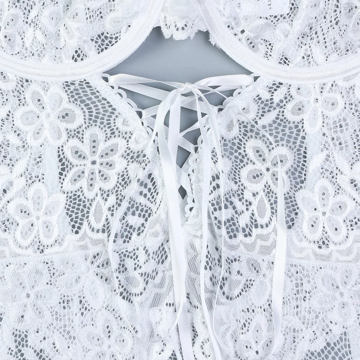 New Style Embroidery Ultra-Thin Underwear Set Sexy Luxury Cross Straps Women's Lingerie