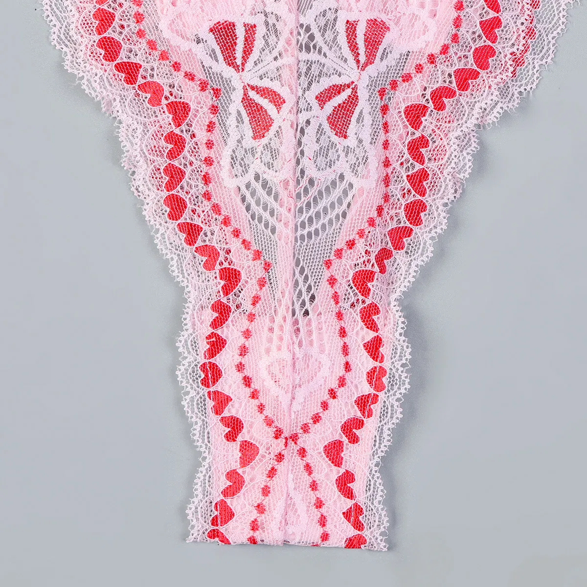 Wholesale Embroidered Underwear Set for Woman Sexy Hollow out See-Through Mesh Lingerie