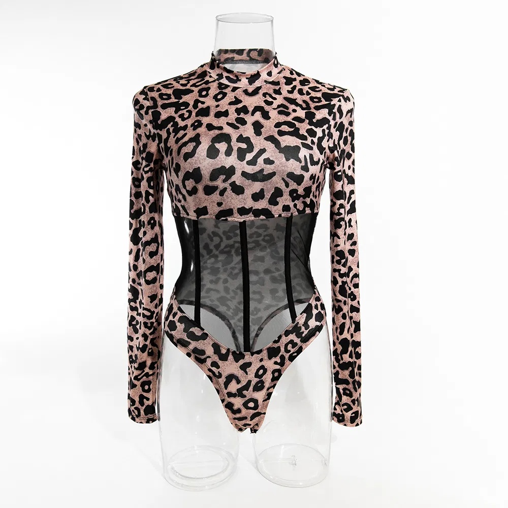 Wholesale Transparent Mesh Solid Color Underwear Set Sexy Fish-Bone Corset Lingerie