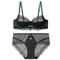 Wholesale Seduction Embroidery Lace Trim Sexy Breathable for Women Soft Bra Breathable Ultra-Thin Set Sexy Underwear Lingerie