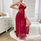 Sexy Embroidery Lace Dress Sleepwear New Arrival Transparent Mesh Ultral-Thin Nightwear