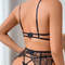 Best Selling Utral-Thin Embroidery Underwear Set Sexy See-Through Woman Lingerie