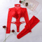 New Hollow out See-Through Woman Bodysuit Sexy Long Sleeve Hanging Neck Lingerie