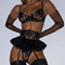 Women Sexy Newest Underwear Set Wholesale Transparent Mesh Skirt Lingerie