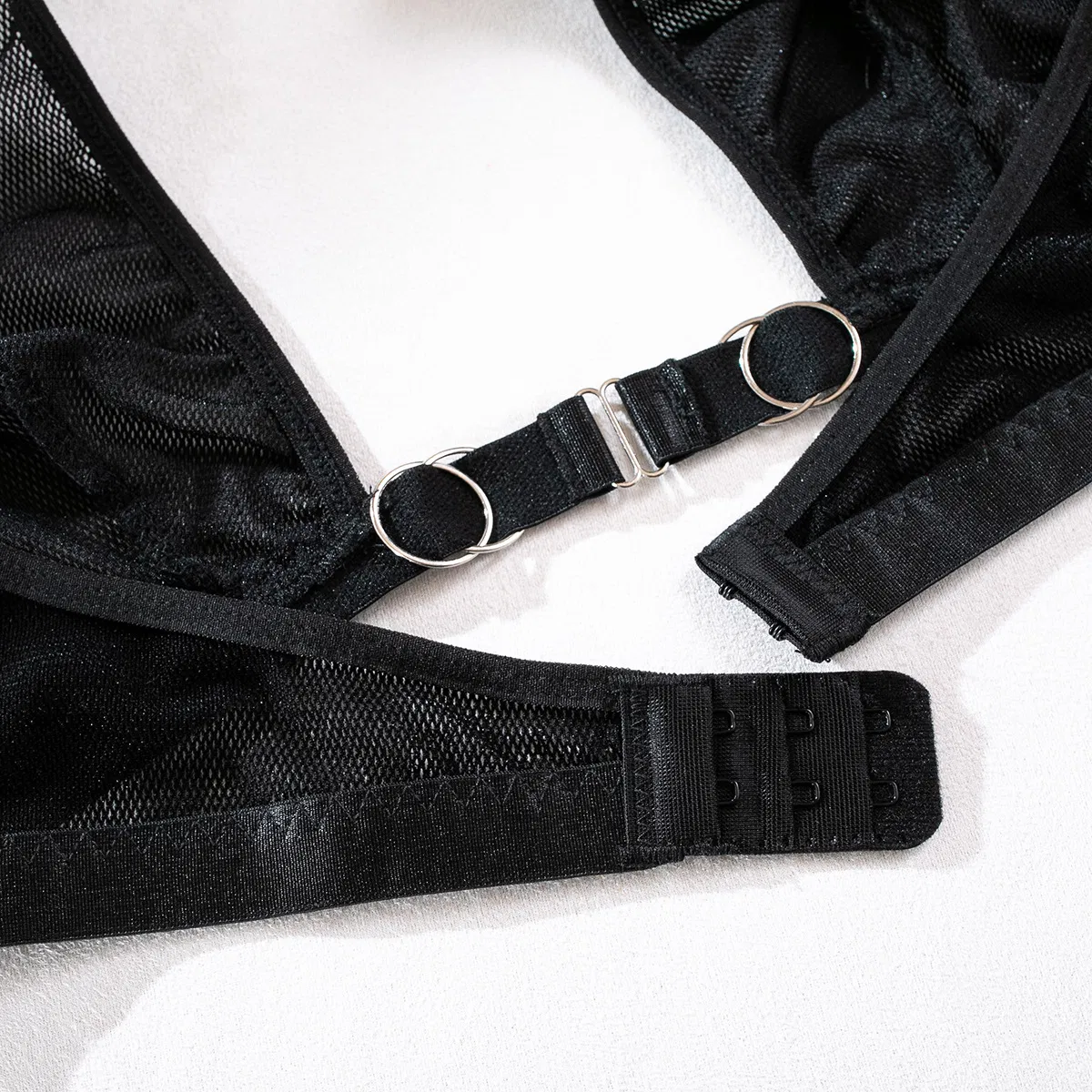 Wholesale Hollow out New Bra Panty Set Sexy Woman Solid Color Woman 2PCS Lingerie