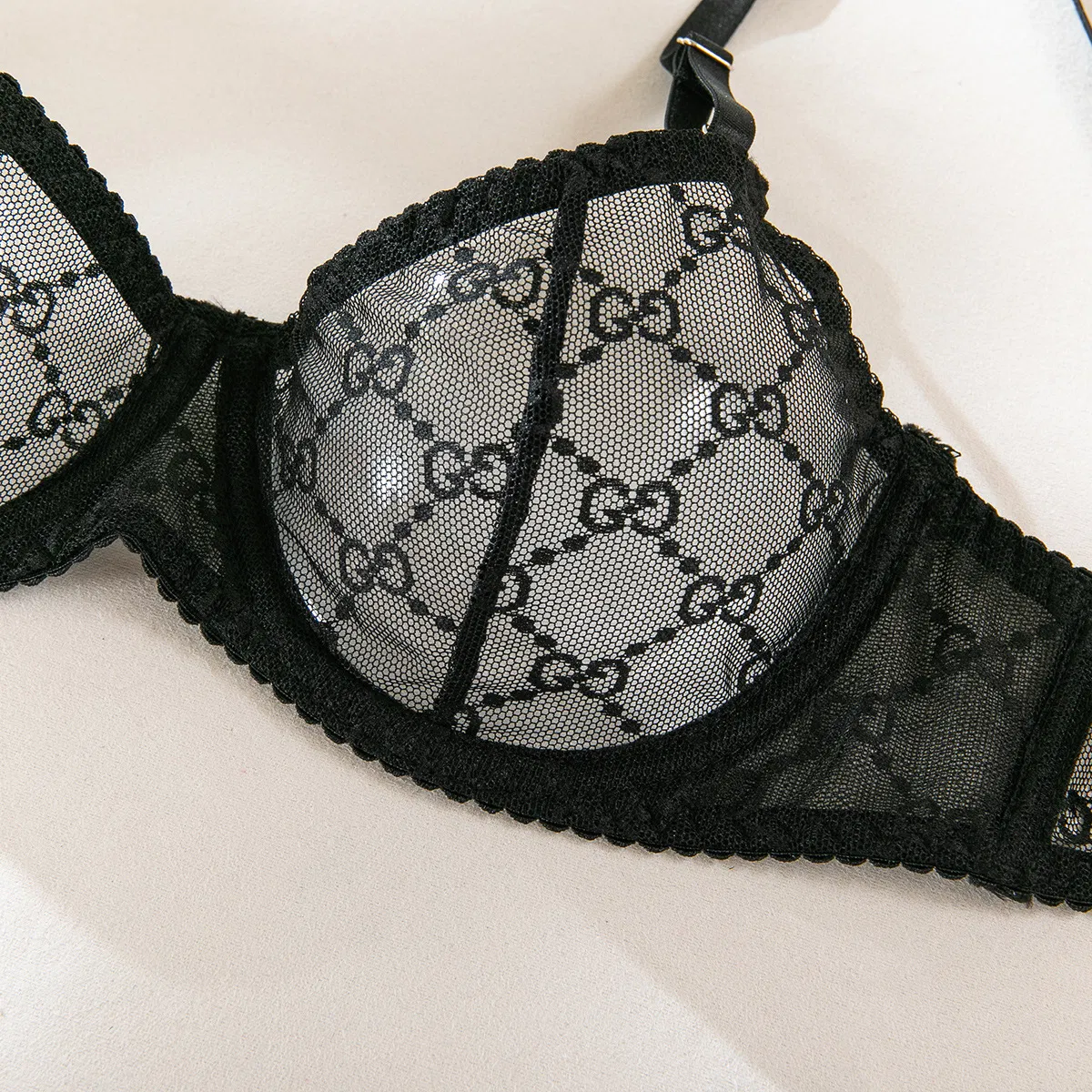 Wholesale Ladies Underwear Set Sexy Newest See-Through Mesh Women Lingerie