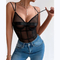 Wholesale See-Through Mesh Underwear for Woman Sexy Solid Color One-Piece Lingerie