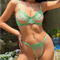 French Romantic Hollow out See-Through Bra Sexy Ultra-Thin Embroidered Set Lace Lingerie