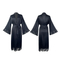 Wholesale Luxury Satin Long-Sleeved Women Sleepwear Nightwear Sexy V-Neck Lace Bath Robe