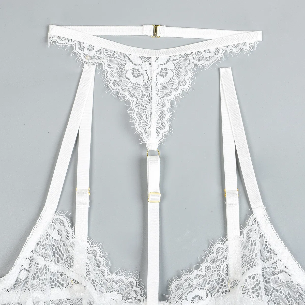 Wholesale Transparent Ultra Thin Bra Set Sexy Embroidery Lace Women Lingerie