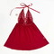 Sexy Embroidery Lace Woman Sleepwear Hot V-Neck See Through Mesh Suspender Nightwear