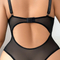 Wholesale PU Plus Size One-Piece Underwear Set for Woman Sexy Adjustable Straps Lingerie