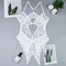 Wholesale Hollow out V-Neck Woman Underwear Set Sexy Embroidery Lace Suspender Lingerie