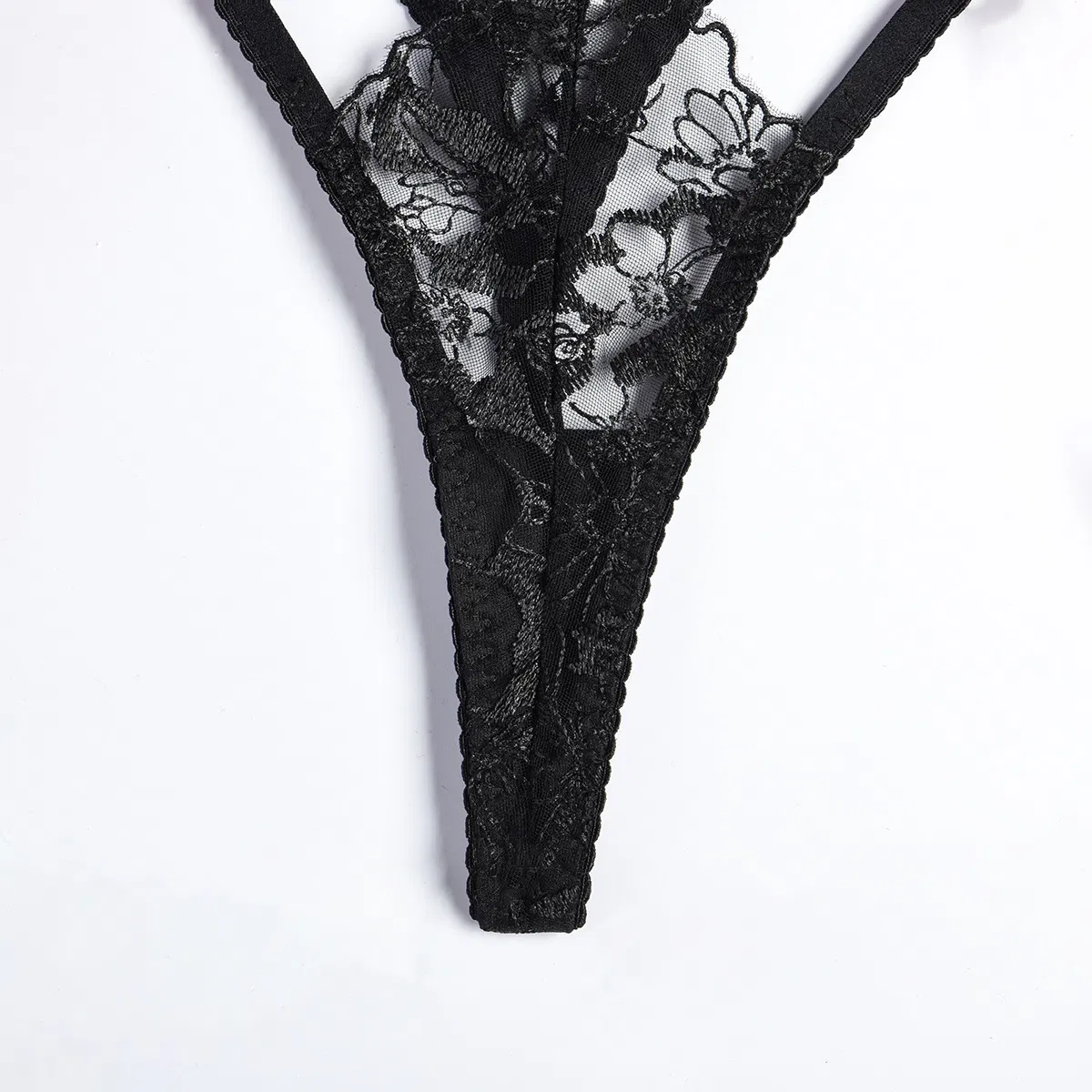 Wholesale See-Through Underwear Set for Woman Sexy Erotic Garter Belt Lingerie