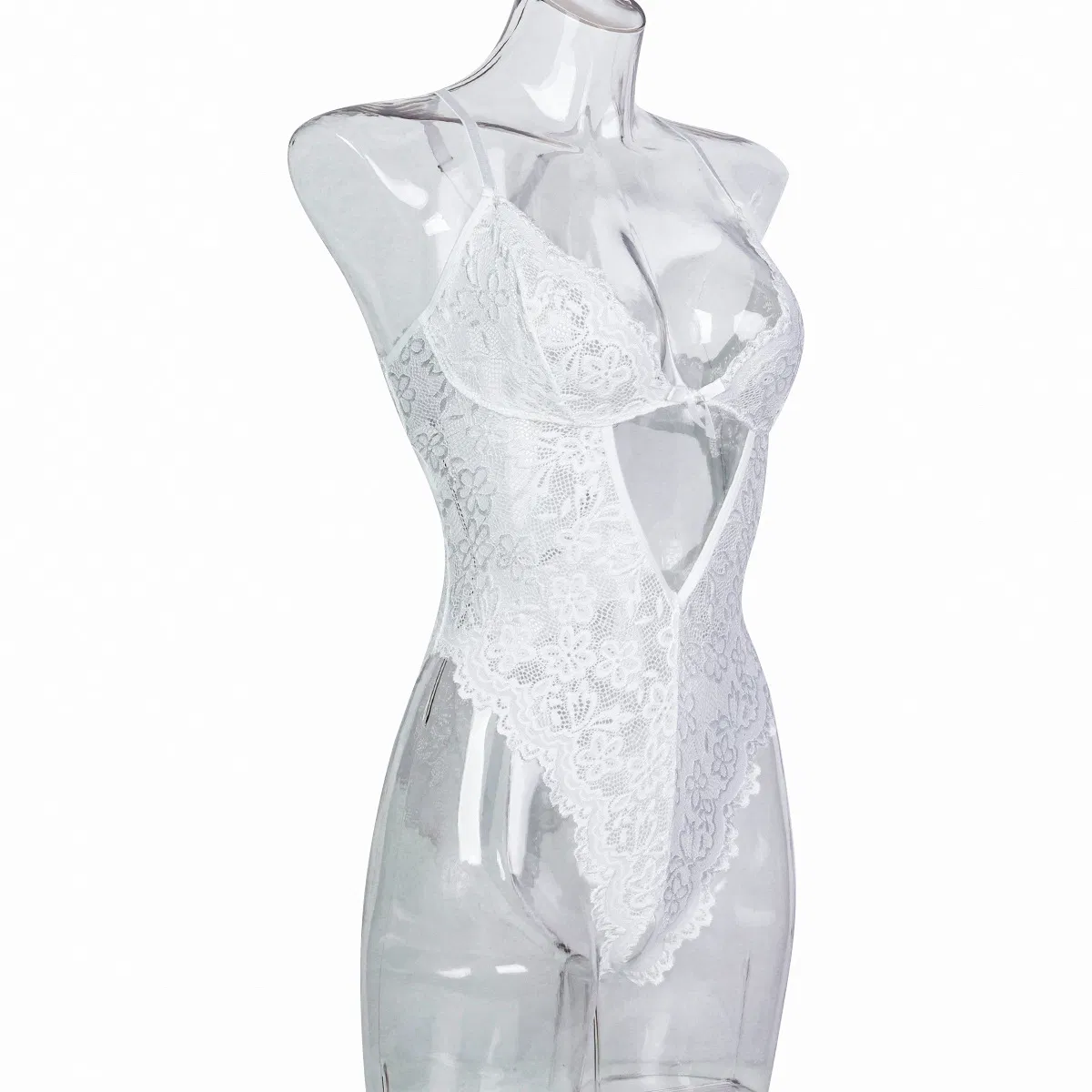 Wholesale Hollow out V-Neck Woman Underwear Set Sexy Embroidery Lace Suspender Lingerie