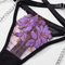 Sexy Floral Embroidery See Through Bra Panty Set Wholesale Luxury Chain Women Lingerie
