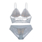 Wholesale Transparent Lace for Women Soft U-Shaped Breathable Ultra-Thin Set Triangular Cup Bra Sexy Underwear Lingerie