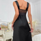 Sexy See Through Mesh Dress Sleepwear Hot Selling Embroidered Lace Suspender Woman Nightwear