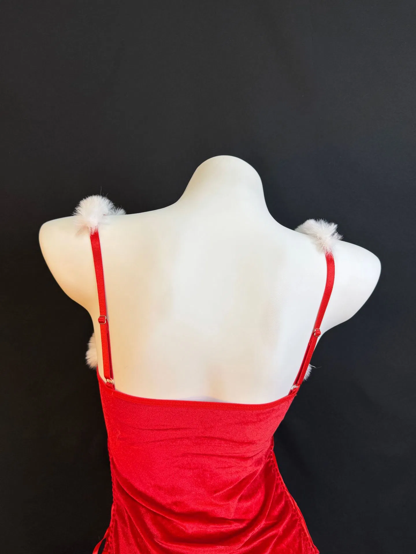 Sexy Role-Playing One-Piece Strap Christmas Bra Panty Set New Women's Lingerie