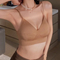 Wholesale French Solid Color Soft Breathable Backless Ultra-Thin for Women Halter Neck Bra Underwear Set Lingerie