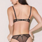 New Style French Ultra-Thin Rose Embroidery Lace Bra Set Romantic Sexy Underwear Wholesale Lingerie
