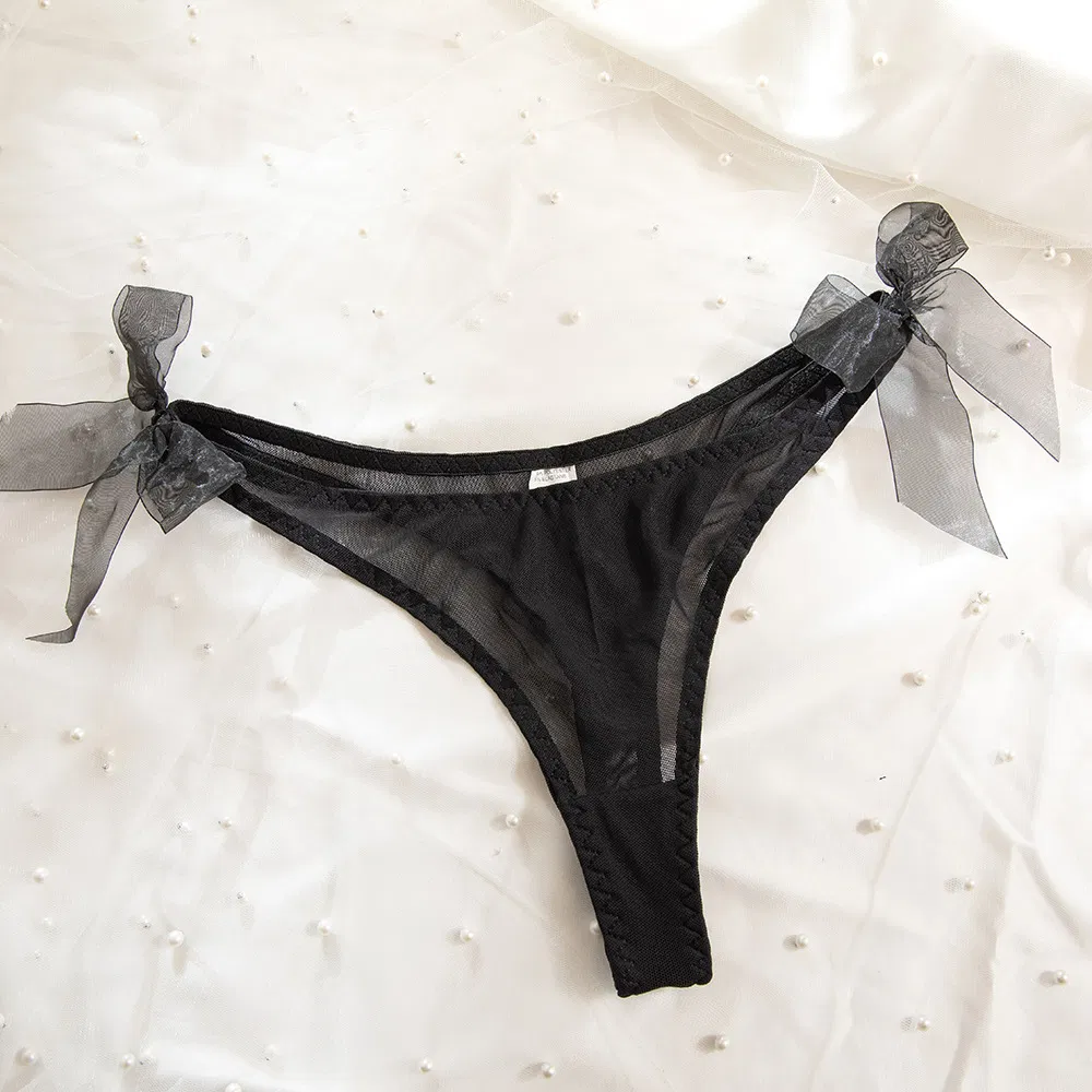 Sexy Hollow out Fishbone Underwear Set Wholesale Two Pieces Woman Lingerie