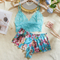 Wholesale Satin Embroidered Lace Underwear Set for Woman Sexy Short Sleeve Two-Piece Lingerie